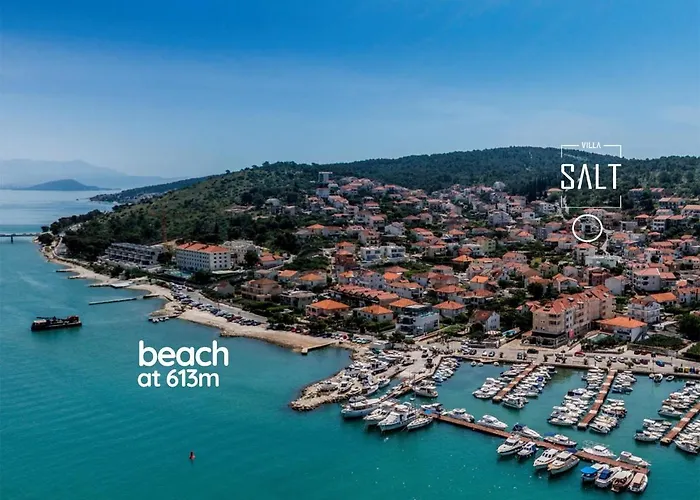 Villa Salt - 10 People, Heated Pool, Trogir, Near & Split Airport Trogir